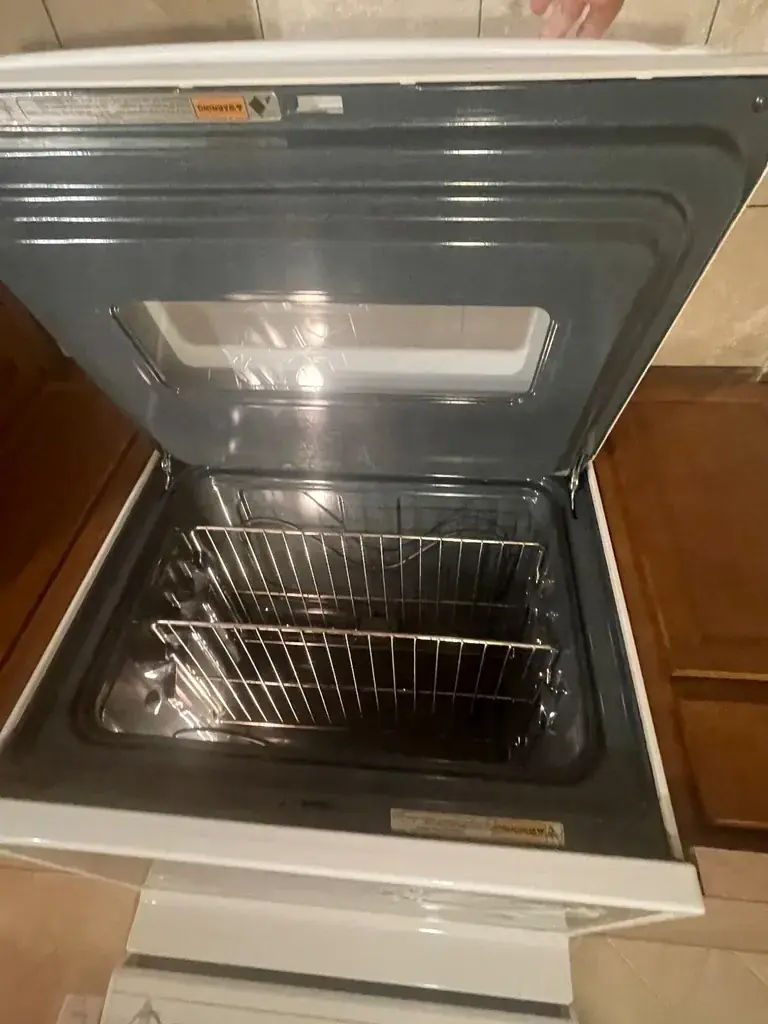 After: Oven racks and interior walls